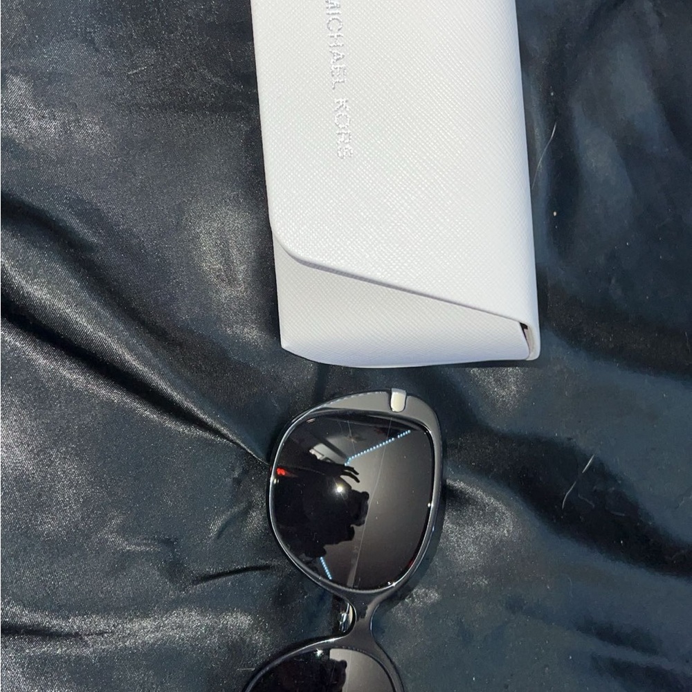 Michael Kors Black Sunglasses with White Case